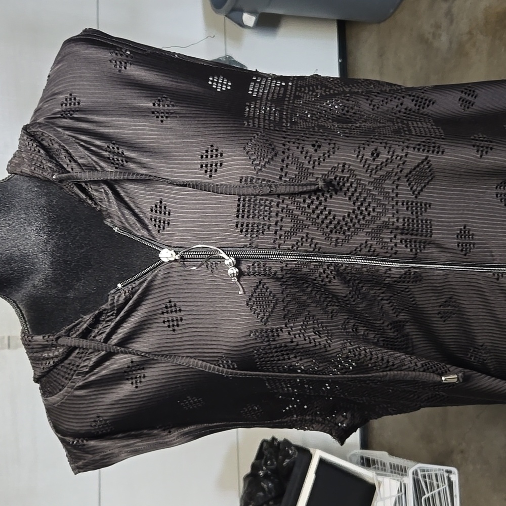 Zip- Up Hooded Swin Cover-up